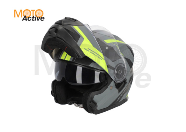 Шлем (модуляр) Acerbis SEREL 22-06 Grey/Yellow-Fluo